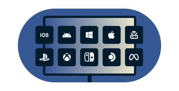 Получете достъп до желаното съдържание в PlayStation, Nintendo Switch, Xbox и други устройства.