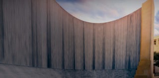 Houston water wall
