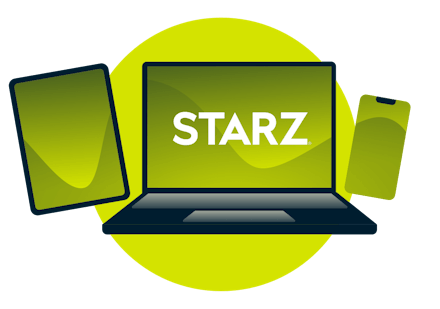 Stream Starz op al uw apparaten.
